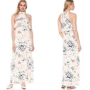 RACHEL PALLY Tula Halter Floral Sleeveless Maxi Dress Size Medium NEW